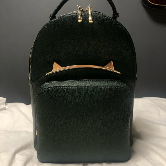 Red Dragonfly Handbags - Cute Green Backpack Bag